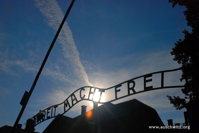 "Arbeit Macht Frei" Gate Auschwitz-Birkenau State Museum www.auschwitz.org