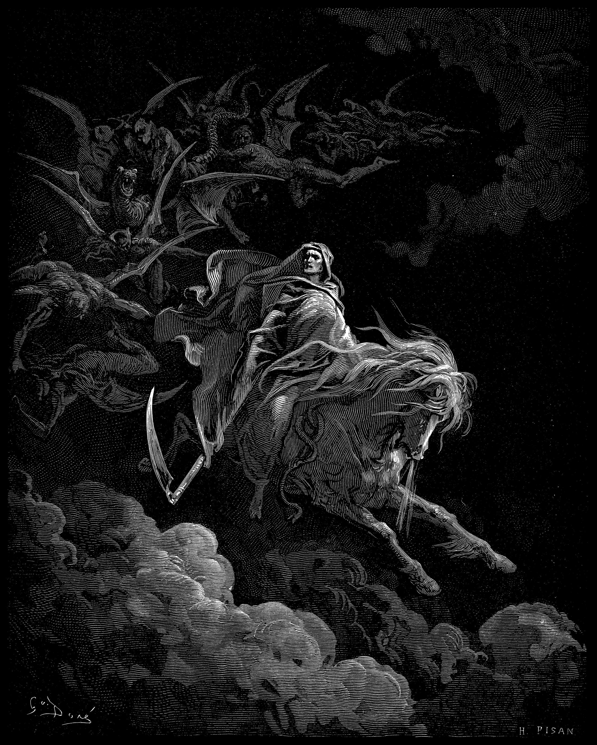 "Death on the Pale Horse" Gustave Doré