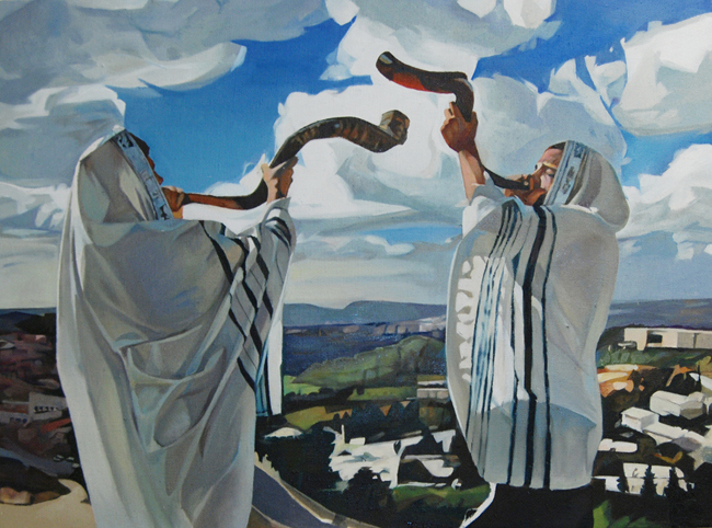 Blowing the Shofar is the central observance of the Feast of Trumpets (Yom Teruah) is the "Jewish New Year" (Rosh HaShanah).  (Blowing the Shofar - The Nahmias Cipher Report.)