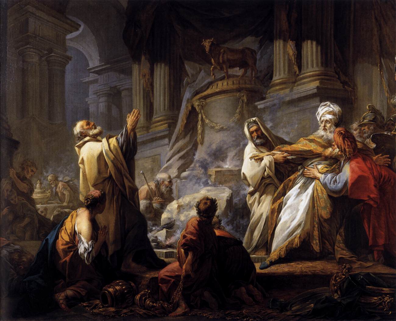 Jeroboam Offering Sacrifice for the Idol Jean-Honoré Fragonard