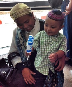This mother and son are among 2,000 members of the Bnei Menashe who have made Aliyah from India to Israel.  Since the tribe of Manasseh were among the first exiles of the Northern Kingdom, it is only fitting that their descendants become the first to return.  (Photo:  Shavei Israel, November 3, 2014)