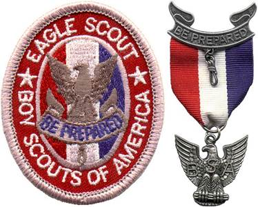 Eagle Scout Badge and Medal (Source:  SageVenture.com)
