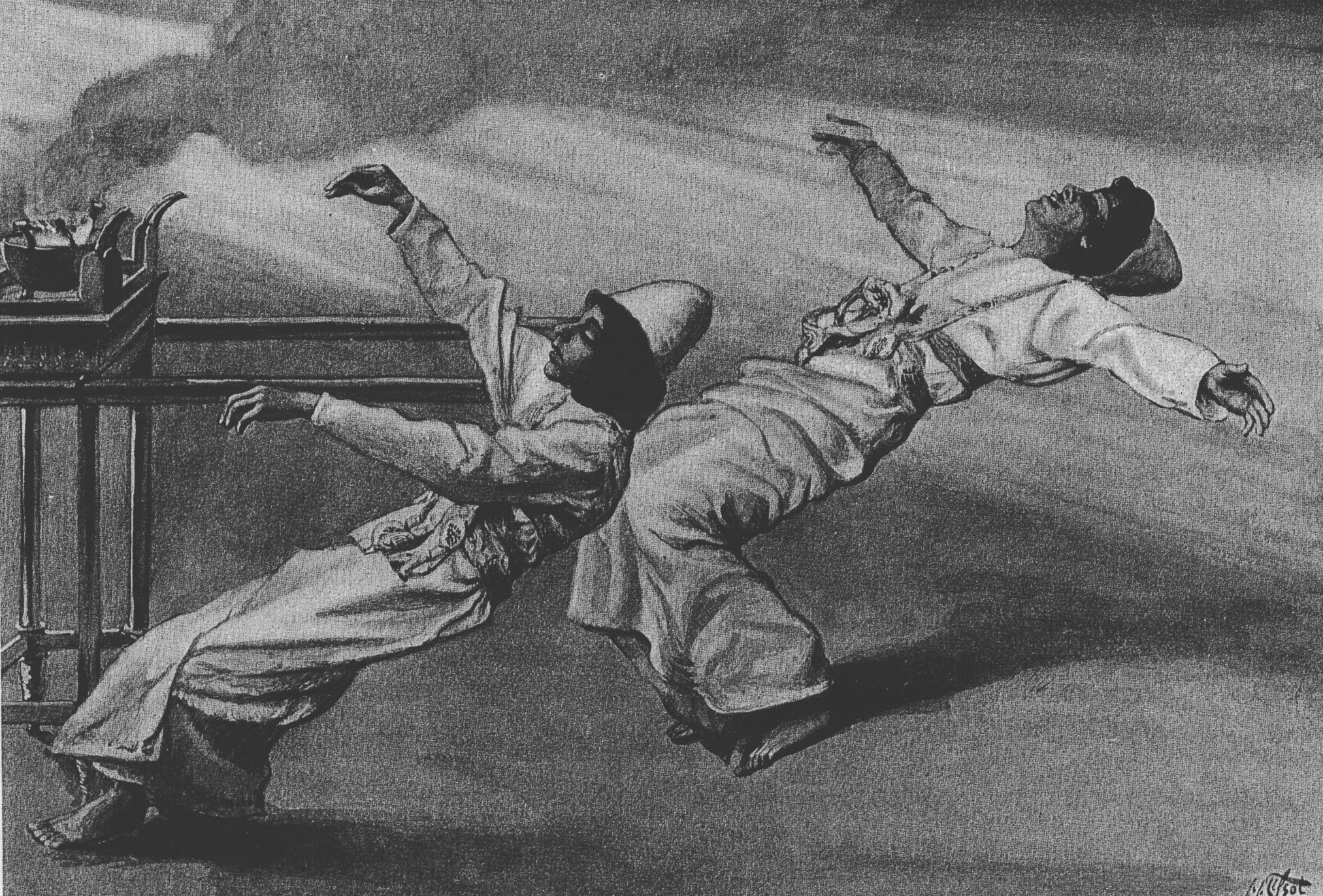 Nadab and Abihu suffer the consequences for lightly regarding the instructions of Holy God.  (The Two Priests are Destroyed, by James Tissot)