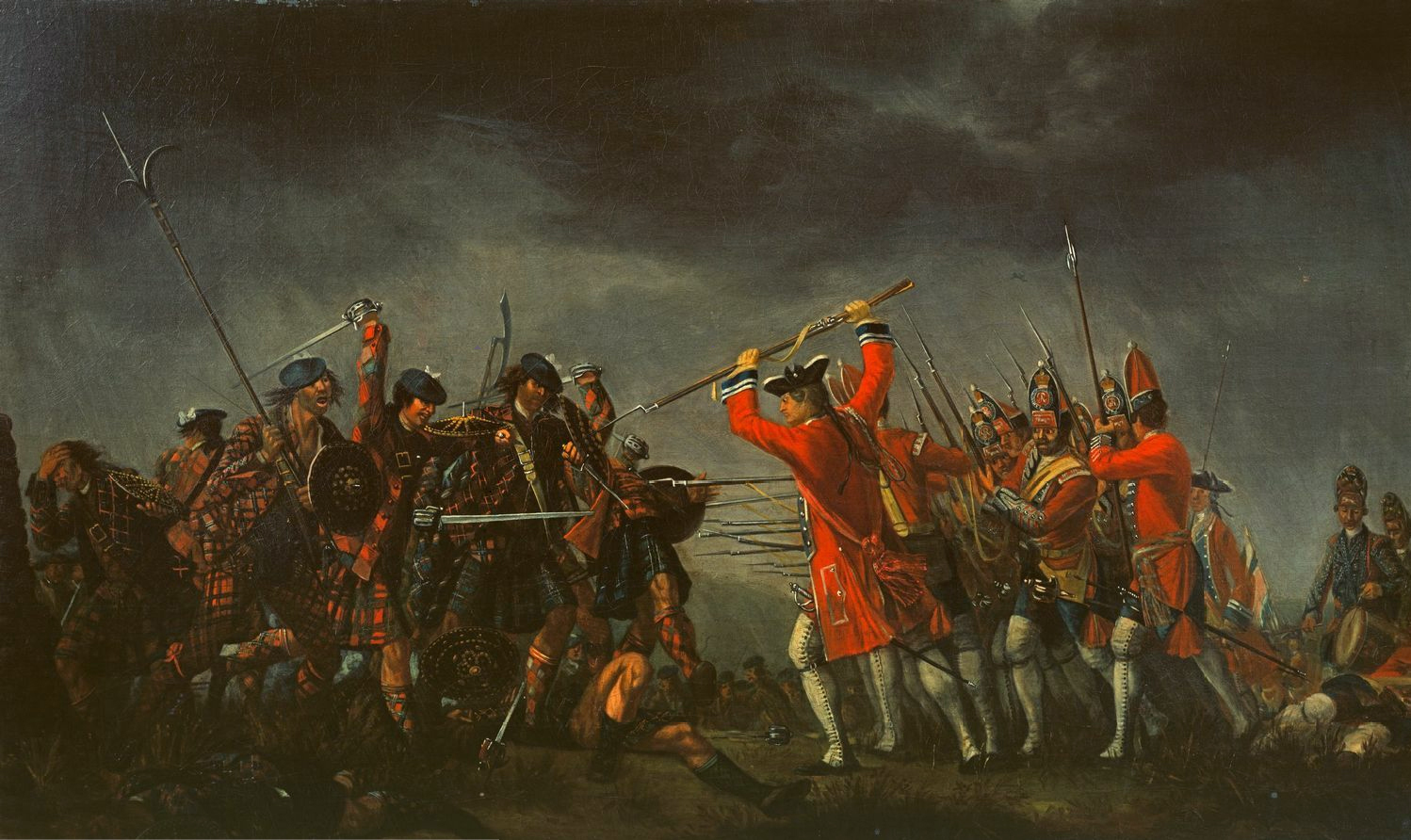 The Jacobite Uprising of 1745 ended in a disastrous defeat for the Scots at the Battle of Culloden on April 16, 1746.  The aftermath of the battle  prompted the exodus of many Scots to America.  In time they embraced their American identity, but their Scottish heritage greatly enriched their new nation.  In the same way, Ephraimites of all nations will enrich Israel with what they bring from the lands of their sojourn.  (The Battle of Culloden, by David Morier)