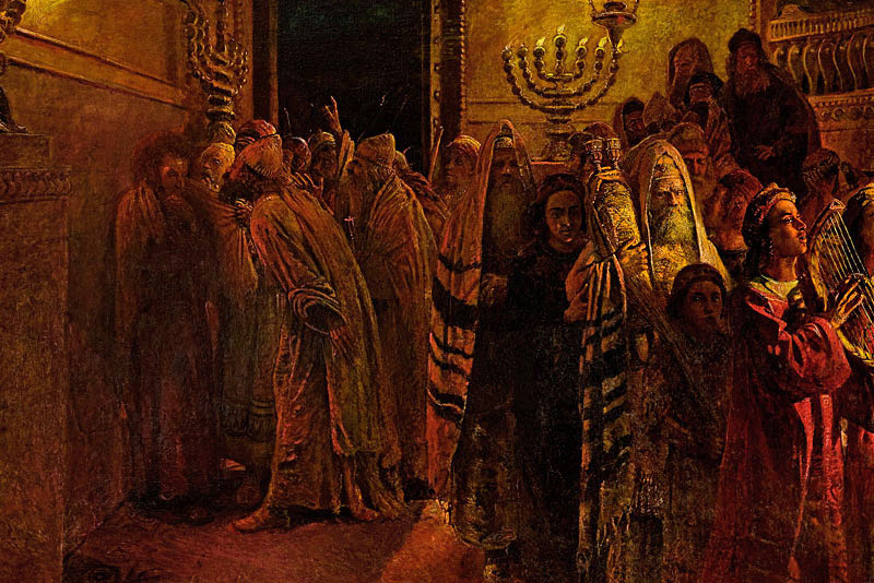 The highest court in Israel, with jurisdiction over both legal and spiritual matters, was the Sanhedrin. The testimony of Scripture and of history indicates this court did not always act according to the standards of righteousness established in Torah. (Nikolai Ge, The Judgment of the Sanhedrin -He is Guilty!)