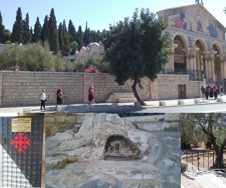 The Church of All Nations, traditional site of the Garden of Gethsemane.