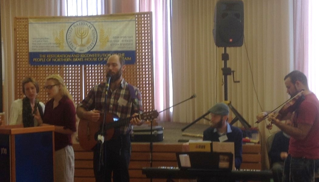 Andrew Hodkinson and an international team lead worship at the Congress.