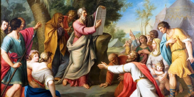 Moses with the 10 Commandments. (José Camarón y Meliá/Wikimedia Commons/US Public Domain)